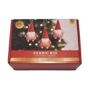 Fabric Kit Christmas Gnomes New in Original Box